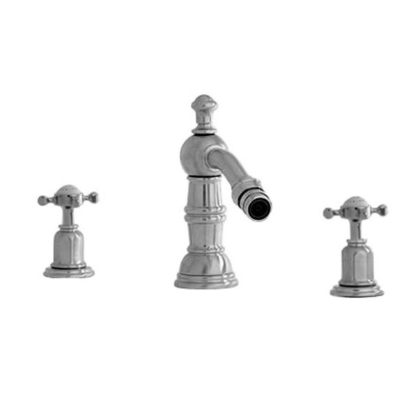 Perrin and Rowe Traditional 3 Hole Bidet Mixer with Country Spout