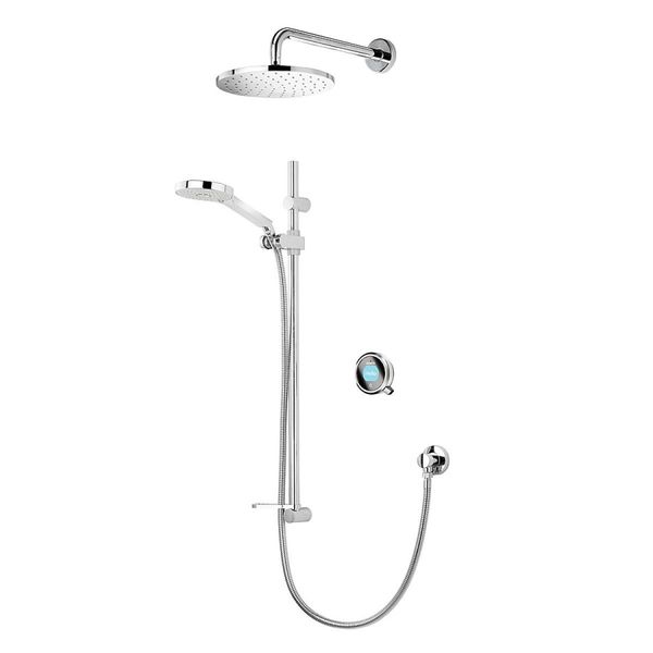 Aqualisa Q Smart Concealed Shower with Wall Mounted Fixed & Adjustable Heads