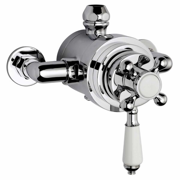 Bayswater Traditional Dual Exposed Thermostatic Shower Valve