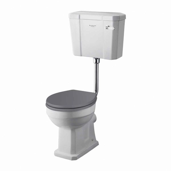 Bayswater Fitzroy Comfort Height Low Level Toilet with Ceramic Lever Flush