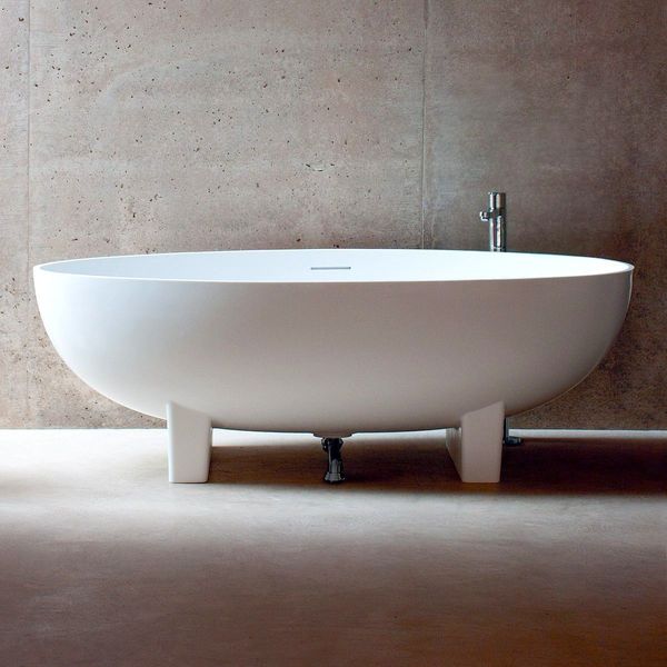 Clearwater Lacrima Natural Stone Freestanding Oval Bath
